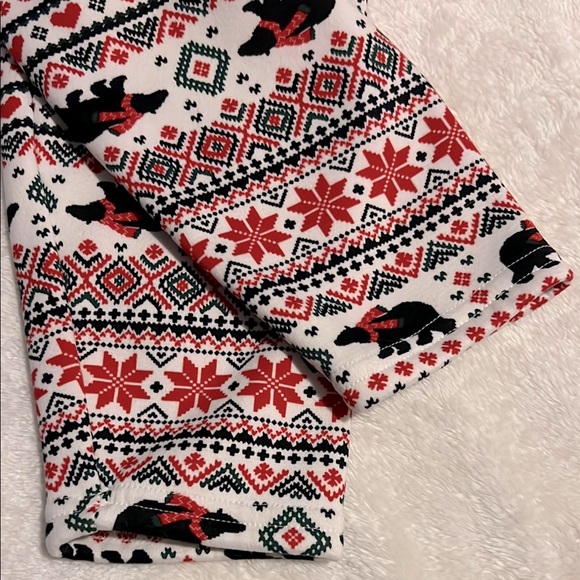 ❄️🐻 THICK WARM WINTER FAUX FLEECE LINED BEAR LEGGINGS Women’s Juniors XL 15/17 - Picture 5 of 8